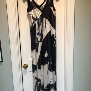 Bias cut DKNY silk dress